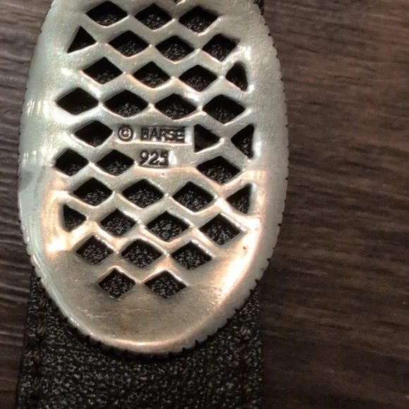 Studio Barse Silver And Turquoise Leather Bracelet - Picture 3 of 3